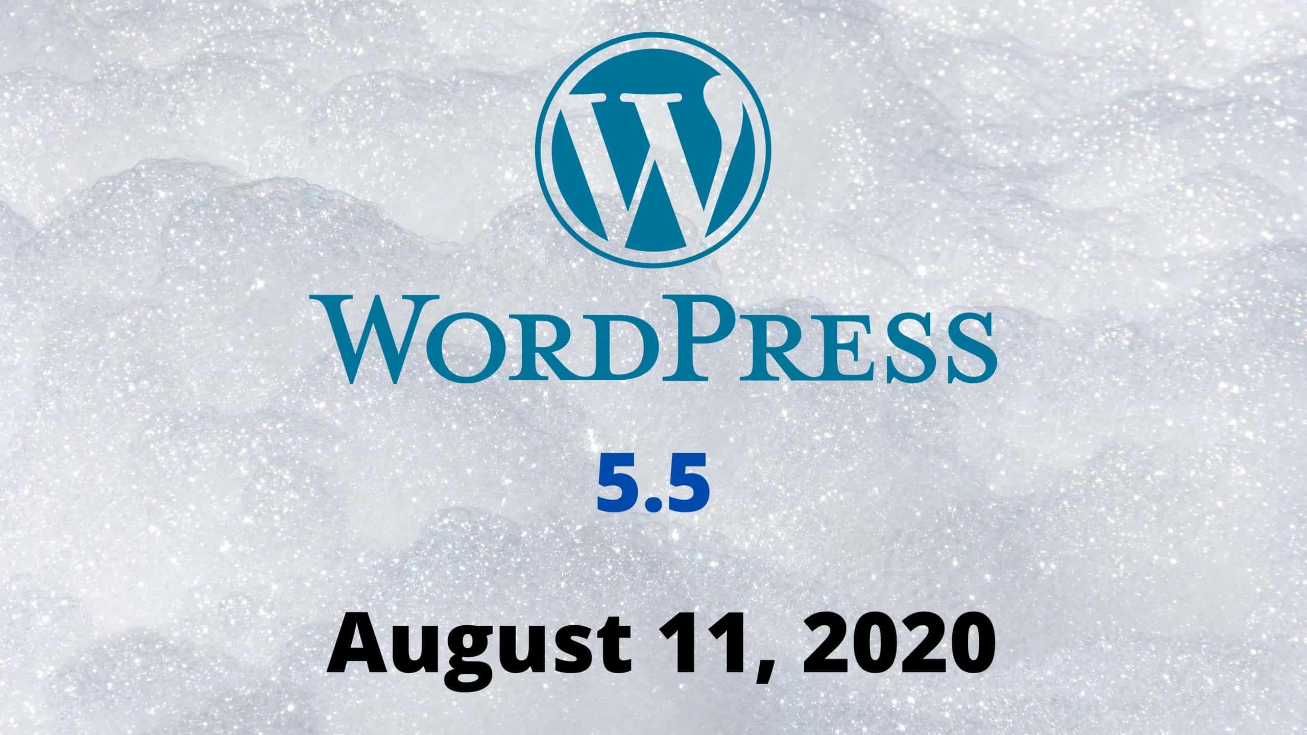 What’s new in WordPress 5.5?